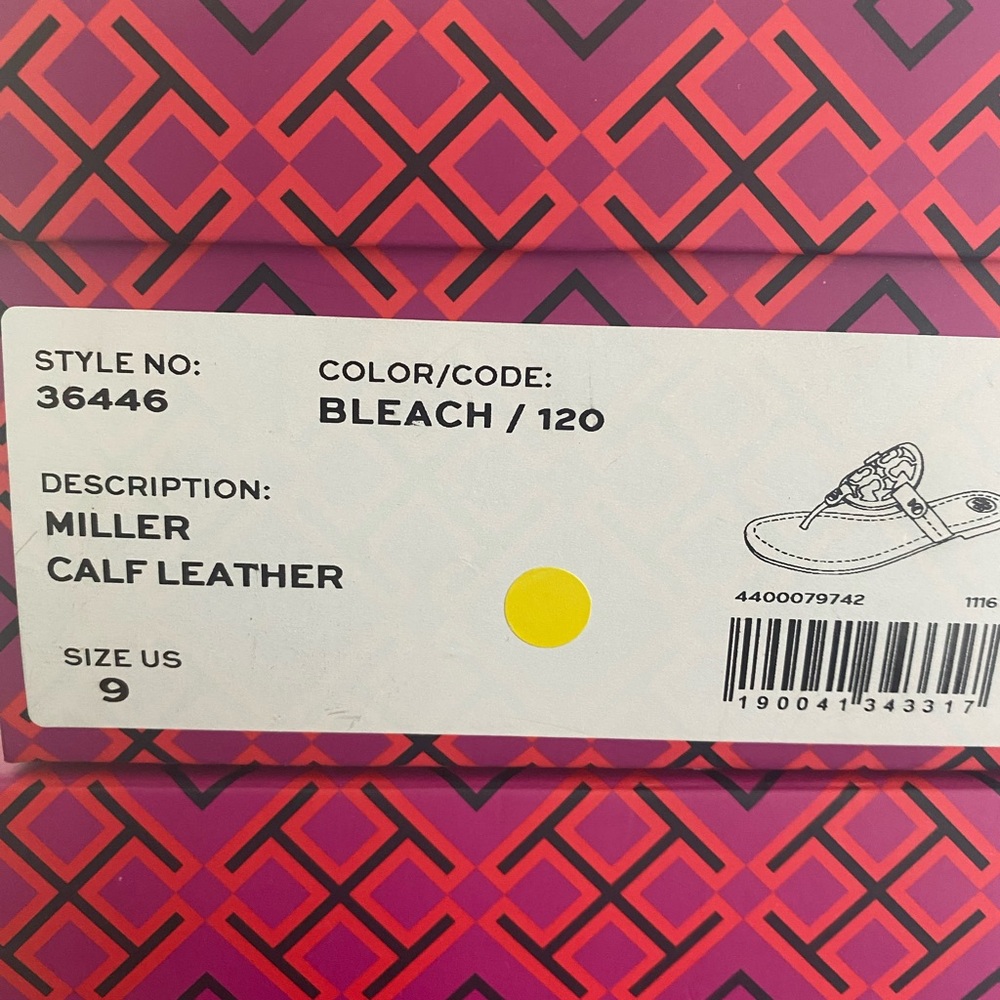 🎉💕 HP 💕🎉 Tory Burch Miller sandals - NWT - Picture 11 of 11